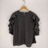 ユナイテッドアローズグリーンレーベルリラクシング UNITED ARROWS green label relaxing ラッフル スリーブ ブラウス レディース