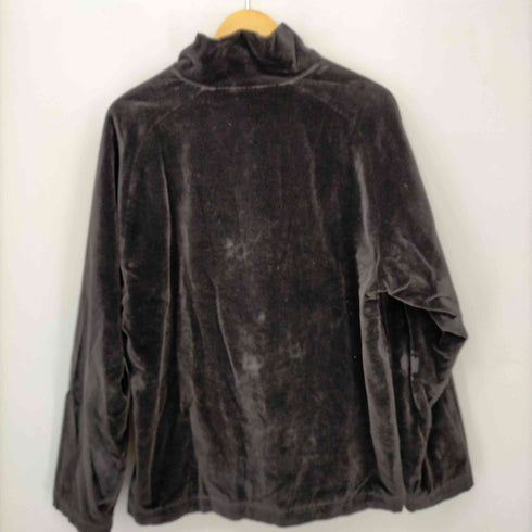 エンポリオアルマーニ EMPORIO ARMANI 90S MADE IN ITALY LAMPOジップ ベロアハーフジッププルオーバー メンズ EUR:48