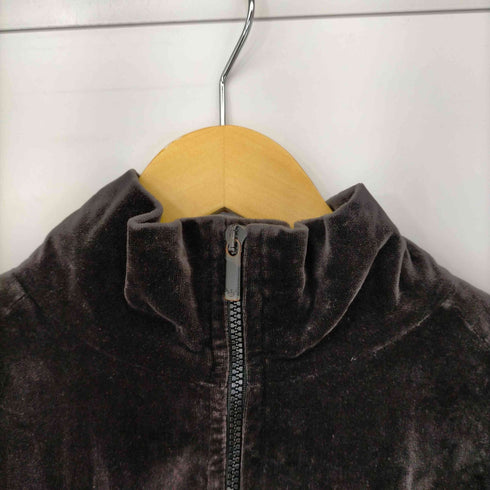 エンポリオアルマーニ EMPORIO ARMANI 90S MADE IN ITALY LAMPOジップ ベロアハーフジッププルオーバー メンズ EUR:48