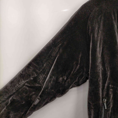 エンポリオアルマーニ EMPORIO ARMANI 90S MADE IN ITALY LAMPOジップ ベロアハーフジッププルオーバー メンズ EUR:48