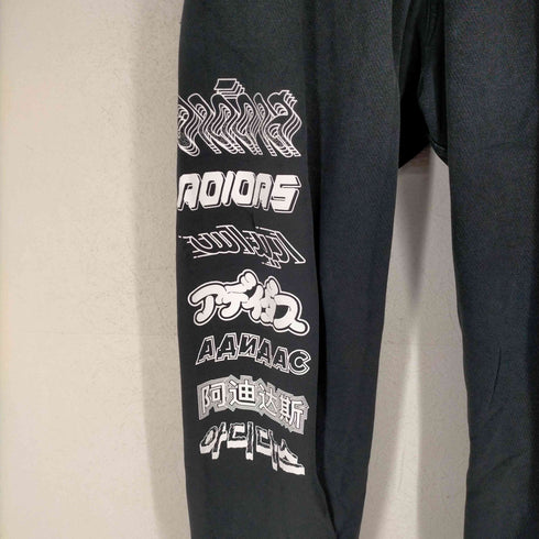 アディダス adidas 裾プリント スウェットパンツ メンズ XO