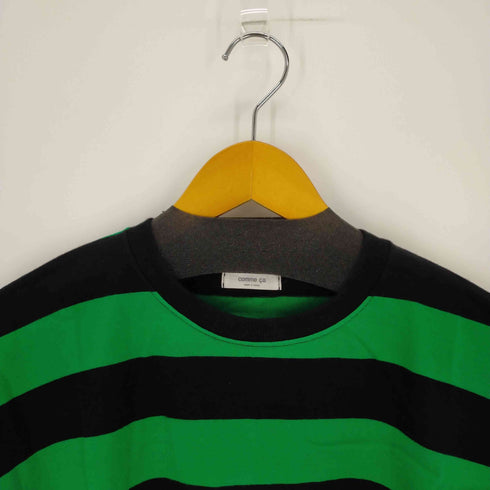 コムサ COMME CA オーバーサイズ ボーダー S/S TEE メンズ メンズ
