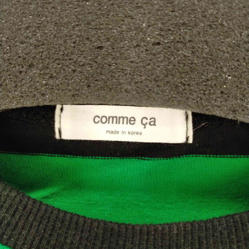 コムサ COMME CA オーバーサイズ ボーダー S/S TEE メンズ メンズ