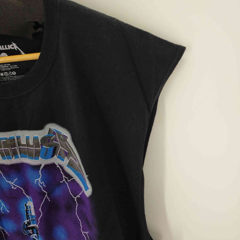 メタリカ METALLICA ノースリーブカットソー バンドロゴ メンズ JPN:XXL