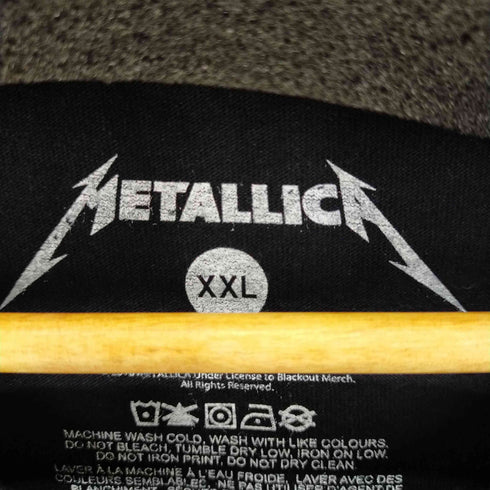 メタリカ METALLICA ノースリーブカットソー バンドロゴ メンズ JPN:XXL