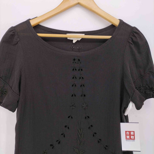 イザベルマランエトワール ISABEL MARANT ETOILE クルーネック 刺繍 S/S ブラウス トップス レディース JPN:1