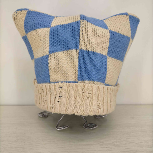 キャンディストリッパー Candy Stripper CHECKER SQUARE BEANIE レディース 2
