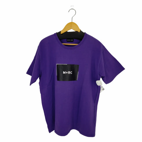 マルシェノア M+RC NOIR ボックス ロゴ ステッチ Tシャツ インサイドアウト メンズ import:XL