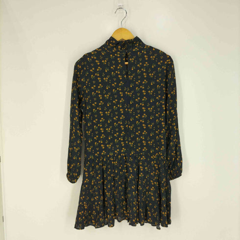 ザラ ZARA High neck smock dress ハイネックスモックドレス レディース import:XS