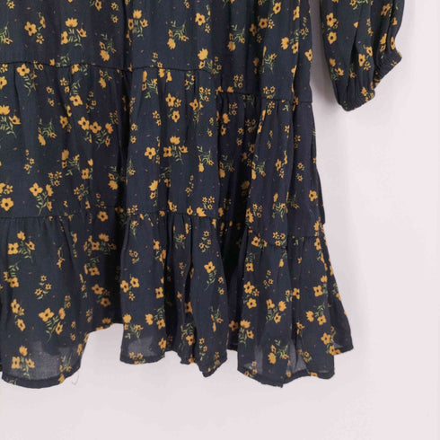 ザラ ZARA High neck smock dress ハイネックスモックドレス レディース import:XS
