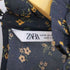 ザラ ZARA High neck smock dress ハイネックスモックドレス レディース import:XS
