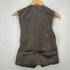 ユナイテッドアローズグリーンレーベルリラクシング UNITED ARROWS green label relaxing CANONICO ラスティック 織無地 2B スリーピースセットアップ メンズ 46/80