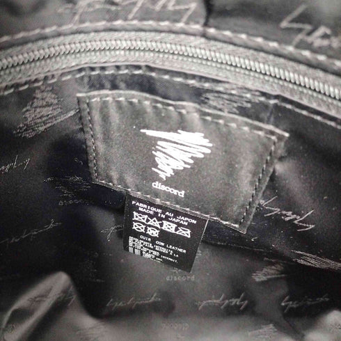 ディスコード ヨウジヤマモト discord Yohji Yamamoto 23SS Lattis M Cow Lether Bag レディース
