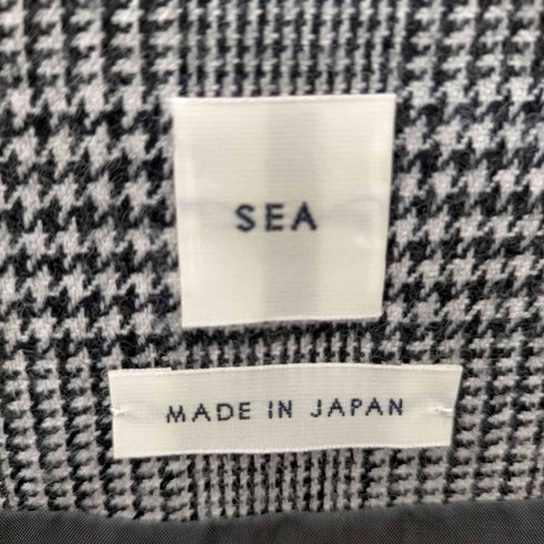 シー SEA グレンチェック ブラウス カットソー 長袖 レディース 34
