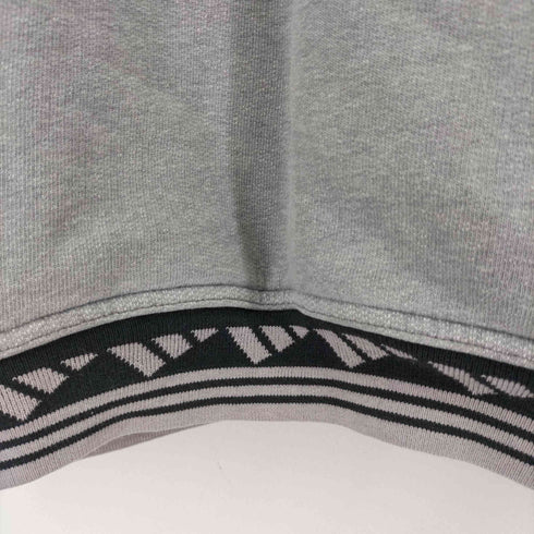 アディダス adidas 90s デサント製 リブ総柄パーカー メンズ M-L