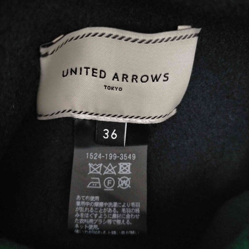 ユナイテッドアローズ UNITED ARROWS リバーバイカラースカート ミモレ ロング ラップ ウール レディース JPN:36