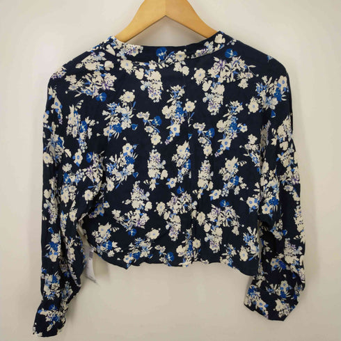 ザラ ZARA 花柄ブラウス レディース M