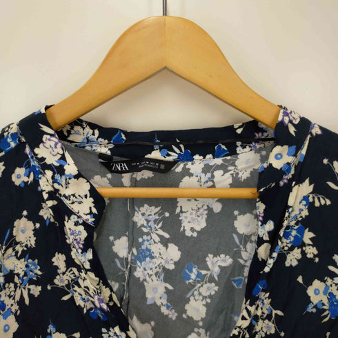 ザラ ZARA 花柄ブラウス レディース M