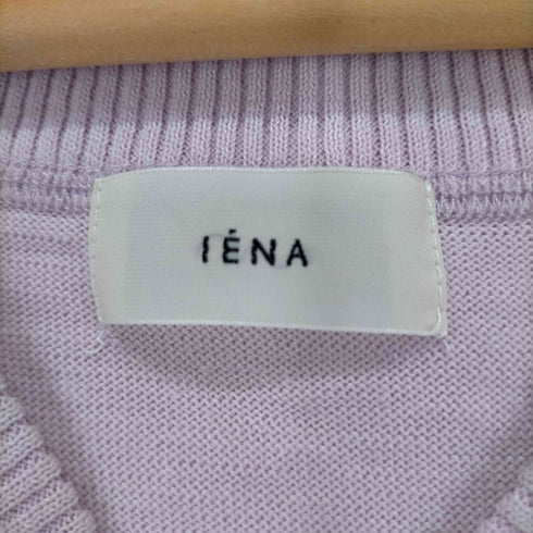 イエナ IENA 22SS ラミーストレッチプルオーバーニット カットソー Vネック 八分袖 レディース