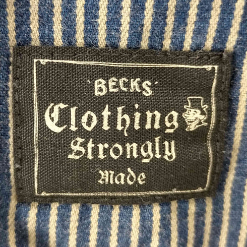 ストーム ベッカー STORM BECKER ヒッコリーワークシャツ メンズ JPN:M