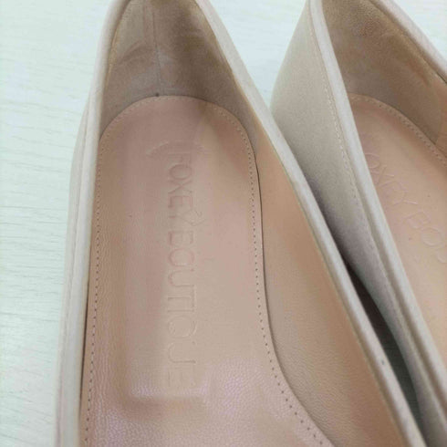 フォクシー FOXEY BOUTIQUE イタリア製 リボンフラットパンプス バレエシューズ レディース 35 1/2