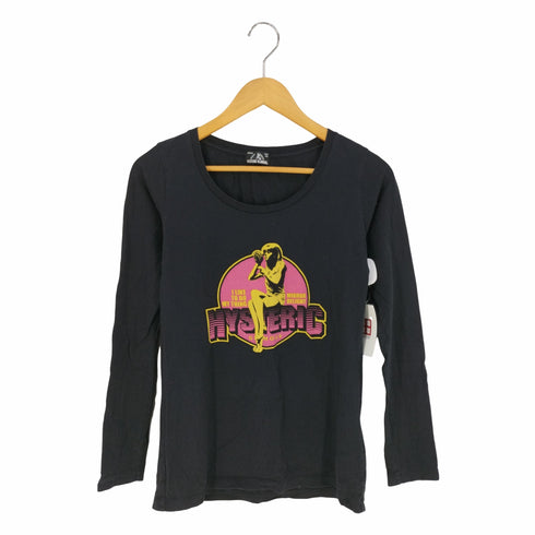 ヒステリックグラマー HYSTERIC GLAMOUR ヒスガール プリント クルーネックTシャツ レディース FREE