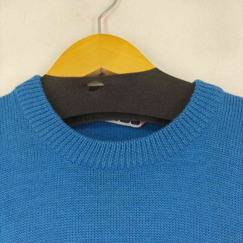 フィラ FILA 70-80S ITALY製 ロゴ刺繍 ボーダーニット メンズ I 44