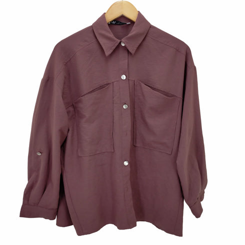 ザラ ZARA レギュラーカラーシャツ レディース XS