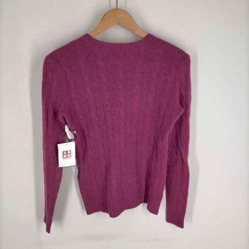 ポロラルフローレン POLO RALPH LAUREN ポニー刺繍ロゴ ケーブル編みニット レディース import:XS
