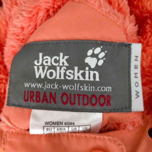 ジャックウルフスキン JACK WOLFSKIN 裏地フリースファーフーディジャケット ブルゾン ジップアップ レディース JPN:S