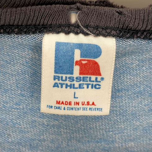 ラッセルアスレチック RUSSELL ATHLETIC 90s USA製 Priester s Bole-Mor リンガーT メンズ JPN:L