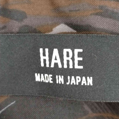 ハレ HARE 総柄 オープンカラーシャツ メンズ JPN:S