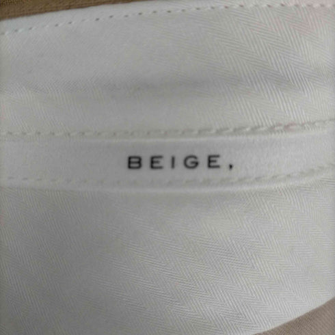 ベイジ BEIGE センタープリーツ フレアパンツ スリット レディース JPN:4