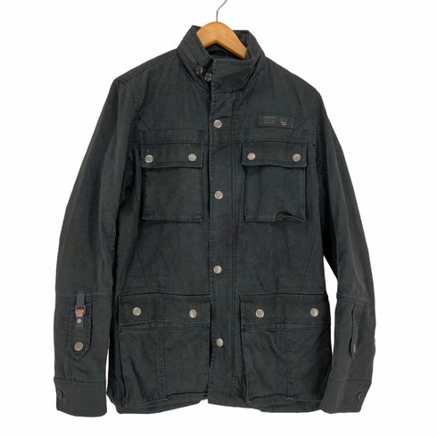 ディーゼル DIESEL ミリタリー ジャケット ジップアップ ミドル丈 2way ヴィンテージ調 メンズ JPN:M