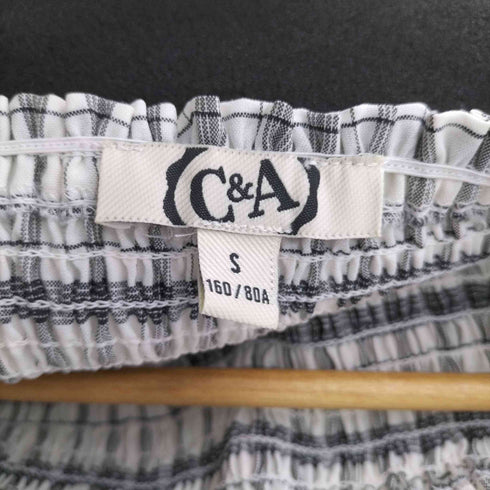 シーアンドエー C&A オフショルチェックブラウス レディース JPN:S