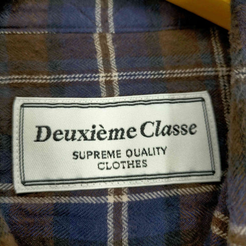 ドゥーズィエムクラス DEUXIEME CLASSE チェック柄シャツ ネルシャツ 長袖 レディース