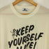 ヒステリックグラマー HYSTERIC GLAMOUR KEEP YOURSELF ALIVE プリント Tシャツ メンズ JPN:M