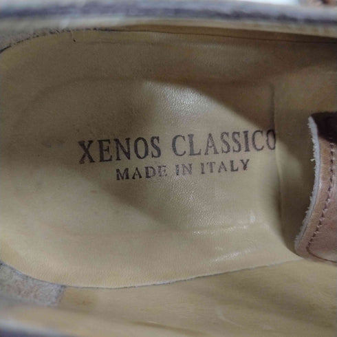 XENOS CLASSICO イタリア製 パンチングレザーシューズ メンズ