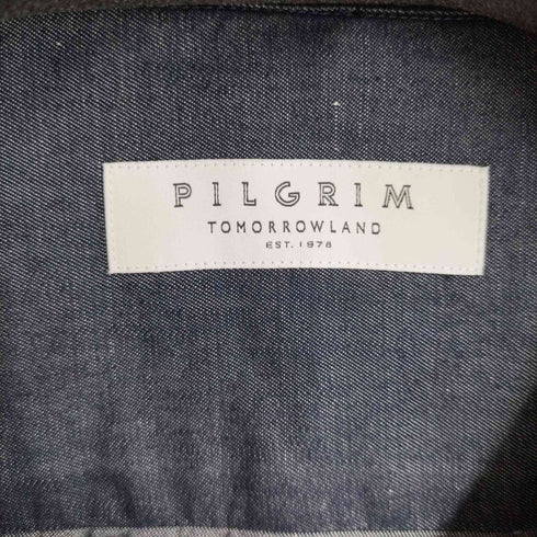 ピルグリム PILGRIM 24SS コットンブロード ダブルポケットオープンカラーシャツ メンズ JPN:S