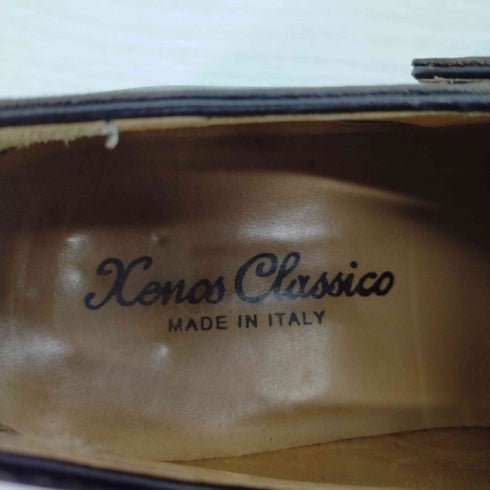 XENOS CLASSICO イタリア製 ストレートチップ モンクストラップレザーシューズ メンズ 43
