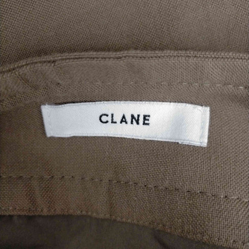 クラネ CLANE 21AW ポリエステルツイル ロングフレアスカート マキシ丈 レディース JPN:0