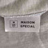 メゾンスペシャル MAISON SPECIAL フロントギャザー スリットカットソー レディース FREE