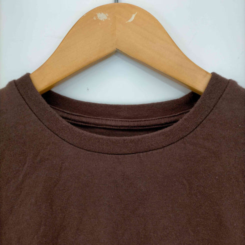 グラミチ GRAMICCI コットンTシャツ ブラウン メンズ import:M