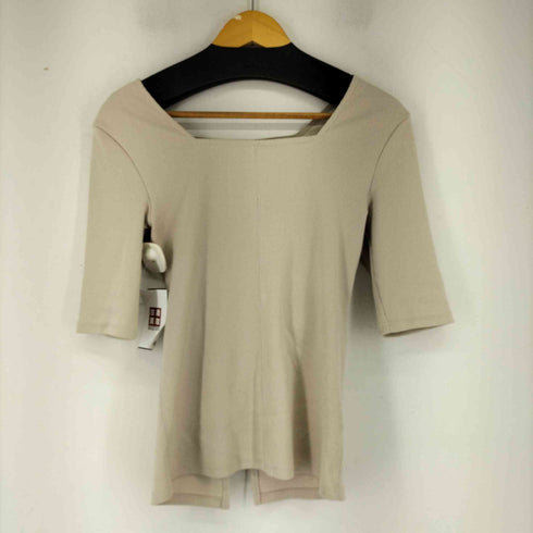 フレイアイディー FRAY I.D 22SS バックシェイプスクエアリブトップス レディース ONE SIZE