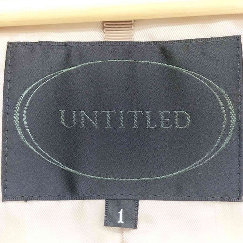 アンタイトル UNTITLED ラクーンファー ダウンコート レディース