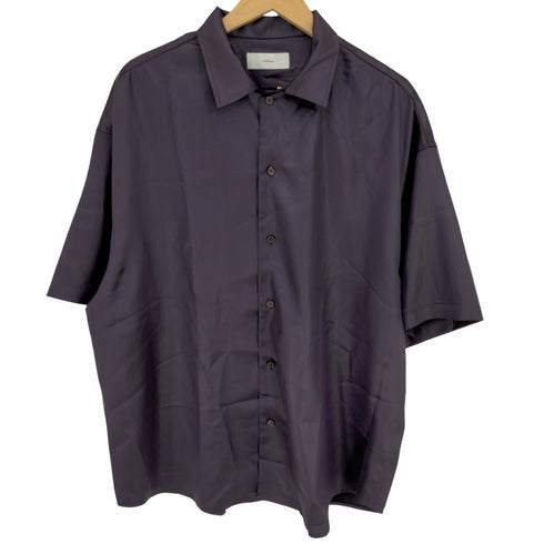 アドラー ADRER extra quality polysatin open collar shirt エクストラオリティーポリサテンオープンカラーシャツ メンズ import:L
