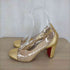 クリスチャンルブタン CHRISTIAN LOUBOUTIN 金箔モチーフハイヒール レディース 38 1/2