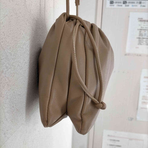 ESLOW ドローストリングショルダーバッグ レディース