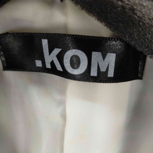 ドットコム .KOM グレンチェックオーバーサイズジャケット レディース JPN:M