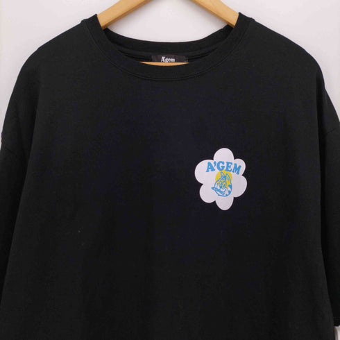 エージェム A’gem キャラクター プリント クルーネック S/S Tシャツ メンズ FREE
